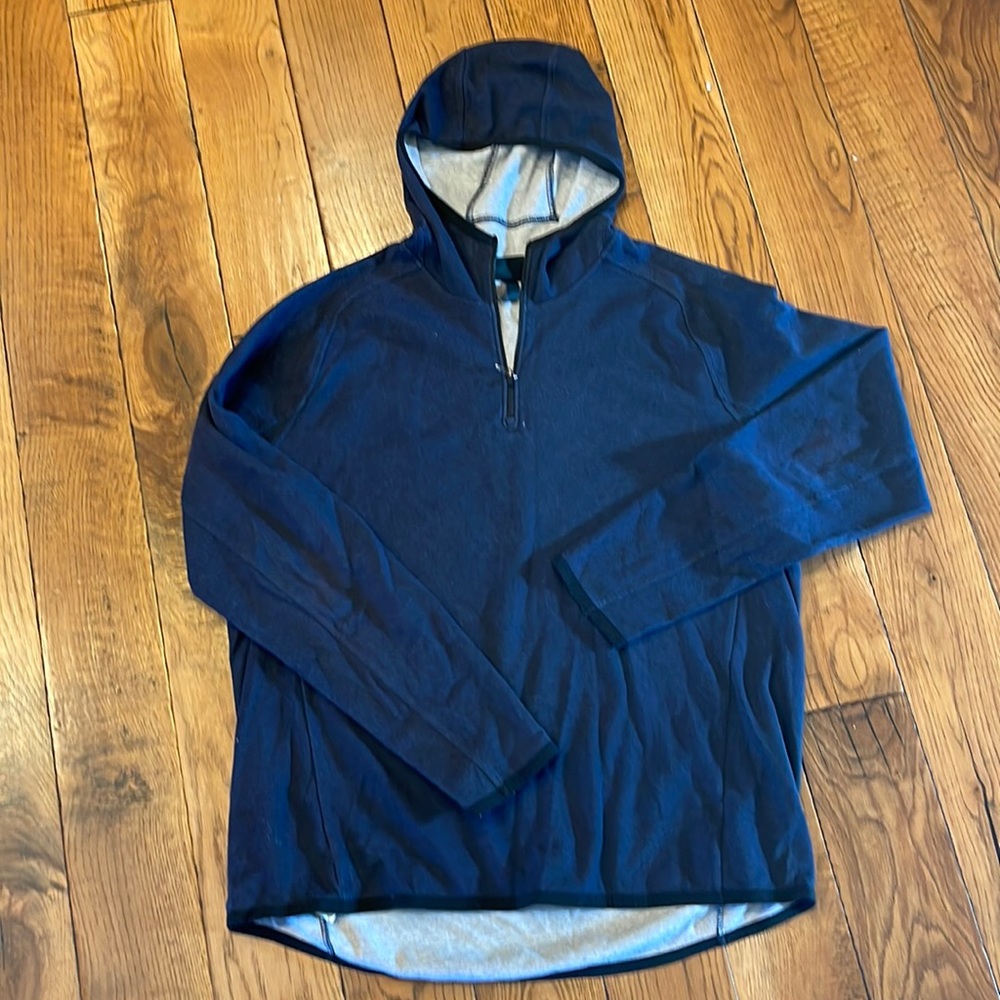 Mens Zella XL navy 3/4 zip jacket